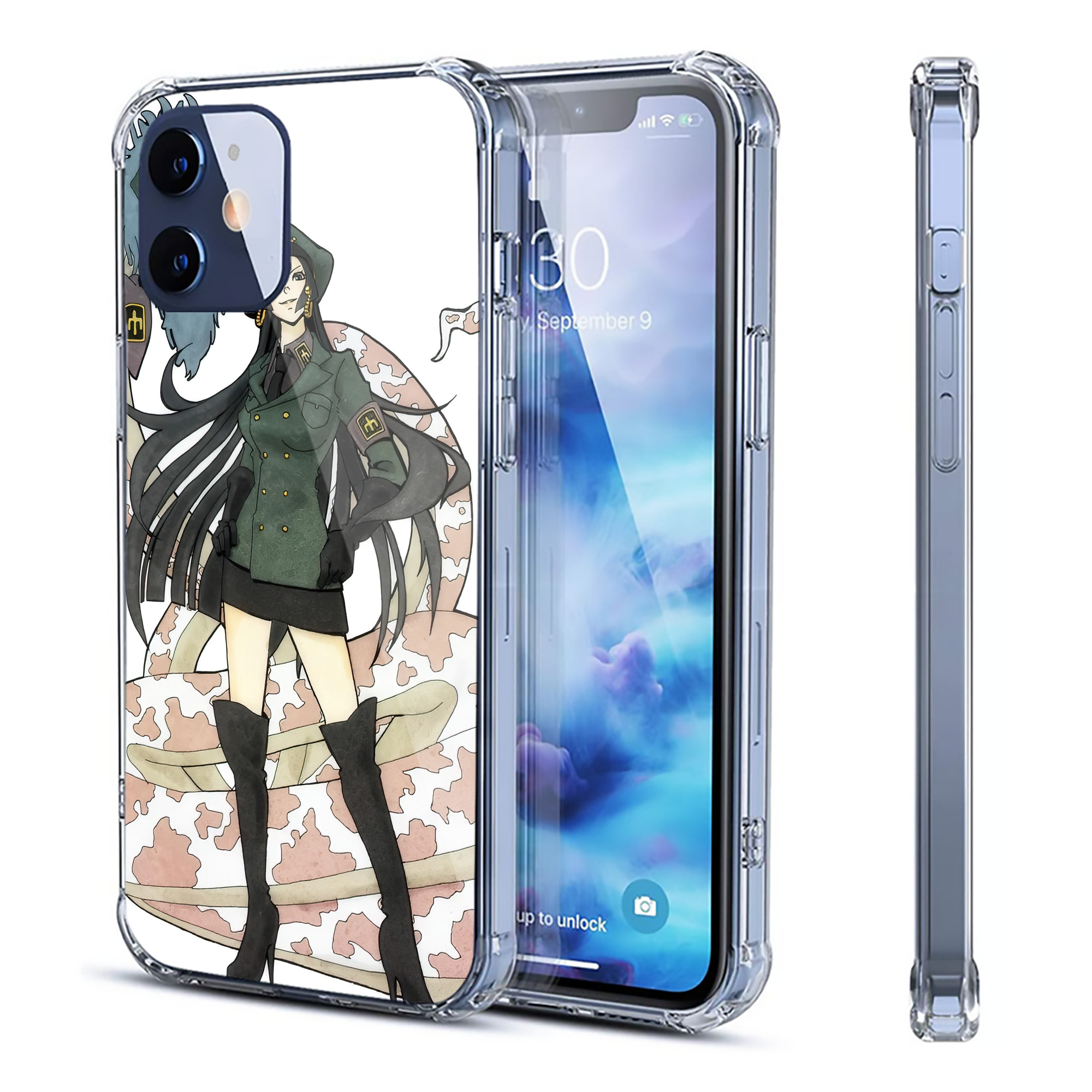 （画像用） ワンピース ONE PIECE 【iPhone 12シリーズ対応】透明スマホケース（クリアソフトケース）